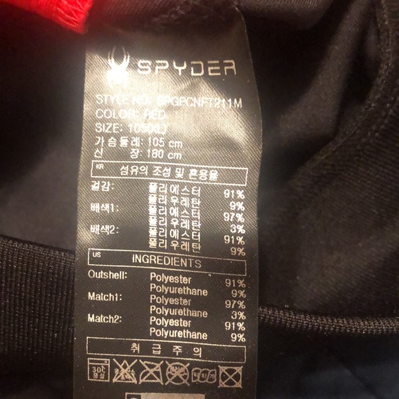 Mens Spyder Ski Full Zip with ProW B fabric technology. - Picture 10 of 11